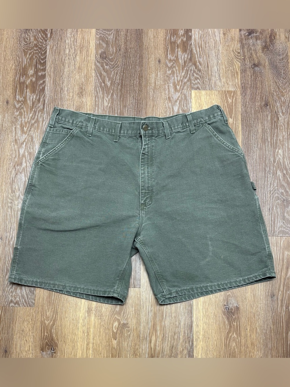 Carhartt Olive Green Work Shorts